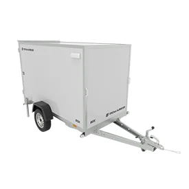 Zweiachsiger Langmaterialanhänger 600×125 cm ohne Sperrholz zGM 750 kg