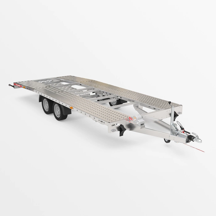Laweta samochodowa raz łamana dwuosiowa z najazdami stalowymi CAR DECK PLUS 5521/2 S 2700 kg lohr stal