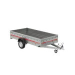 Light single axle car trailer 147 x 106 GVW 750 kg ECO 1510