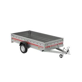 Zweiachsiger Langmaterialanhänger 600×125 cm ohne Sperrholz zGM 750 kg