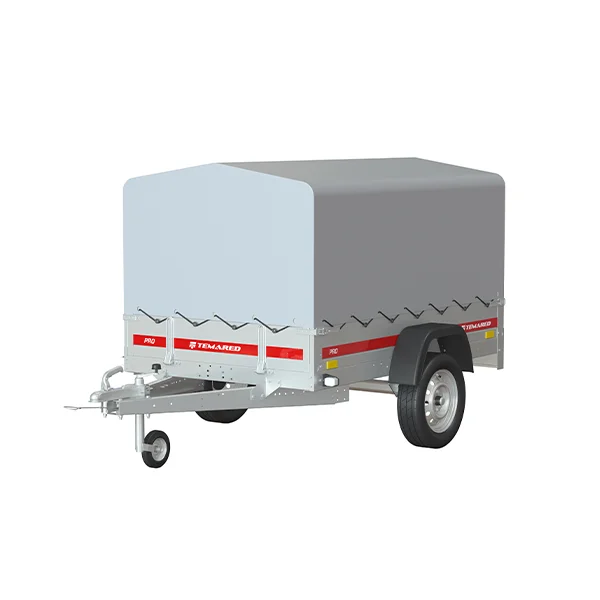 Zweiachsiger Langmaterialanhänger 600×125 cm ohne Sperrholz zGM 750 kg