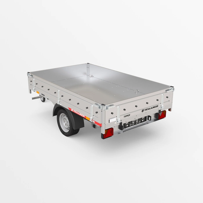 Sklápěcí auto přívěs s brzdou TEMARED TIPPER 2515 S 1800 kg