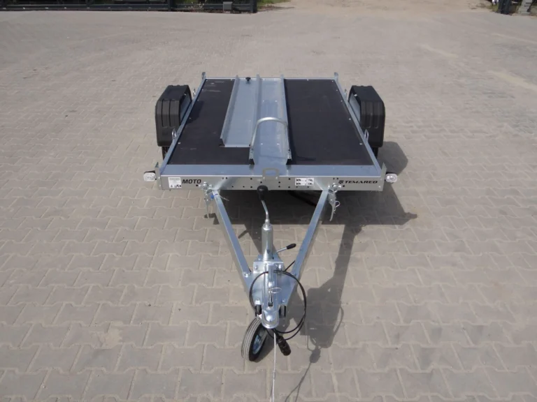 Przyczepa do przewozu motocykla TEMARED MOTO 1 podłoga sklejkowa DMC 750 KG