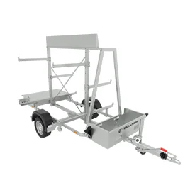 Zweiachsiger Langmaterialanhänger 600×125 cm ohne Sperrholz zGM 750 kg