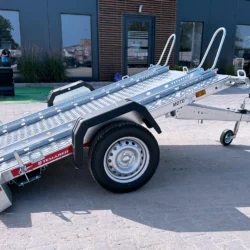 przyczepa do przewozu motocykli moto 2 podłoga aluminiowa